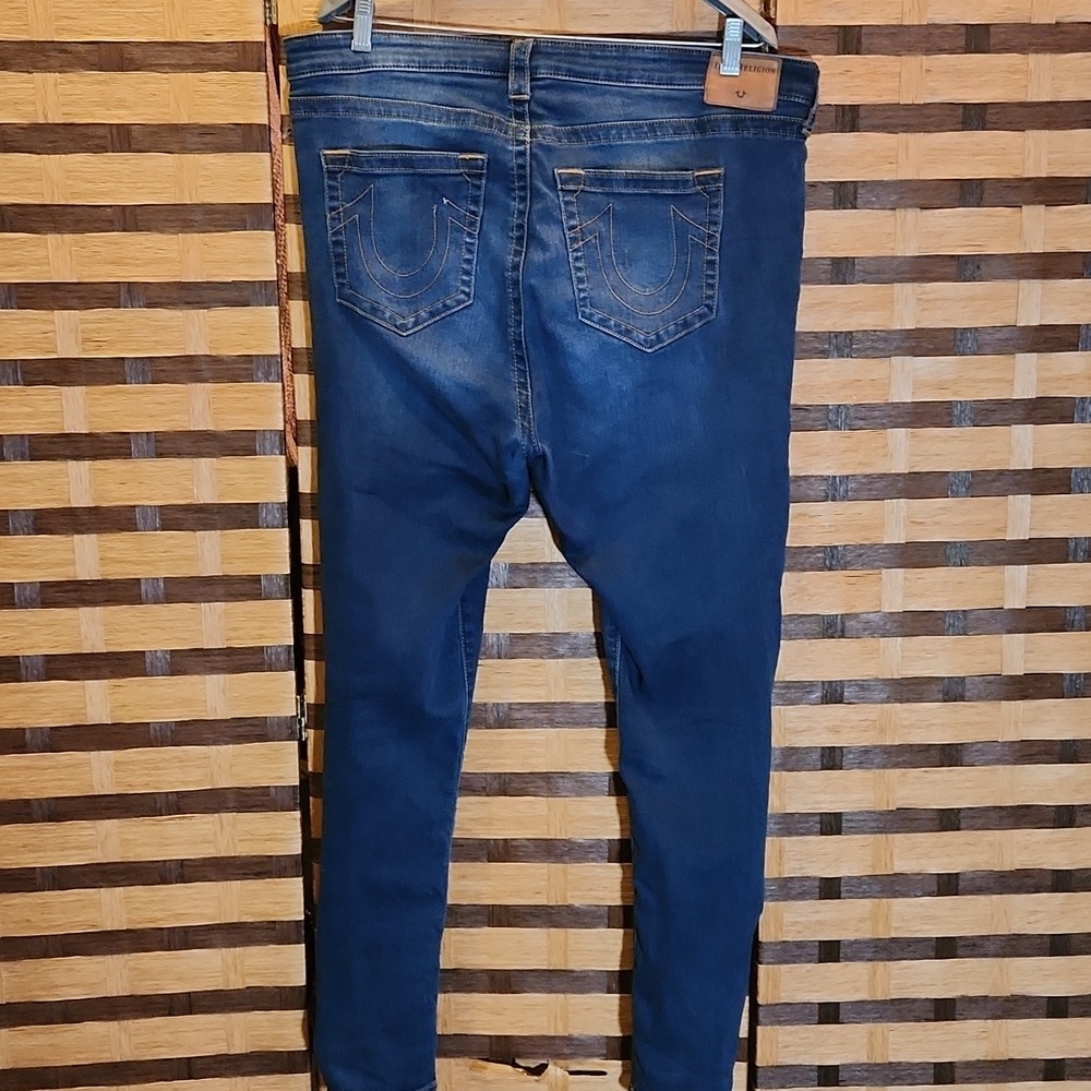 True Religion hi rise super stretch curvy skinny jeans jennie
